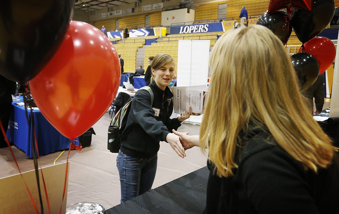 UNK hosts annual career fairs, where students hear from employers and find internship opportunities. The College of Business and Technology has been recognized as “best in class” by peers for its internship focus.